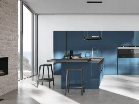 Cuisine moderne avec îlot Color Trend 06 de Stosa