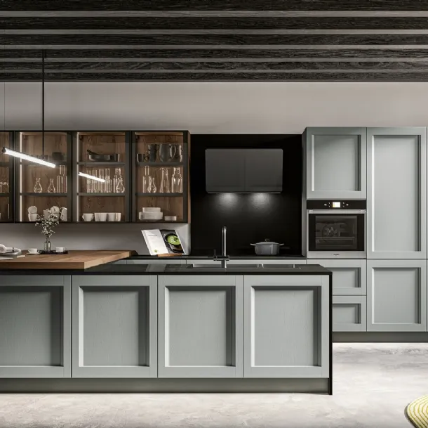 Cuisine moderne avec îlot Frida 02 de Arredo3
