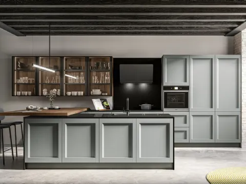 Cuisine moderne avec îlot Frida 02 de Arredo3
