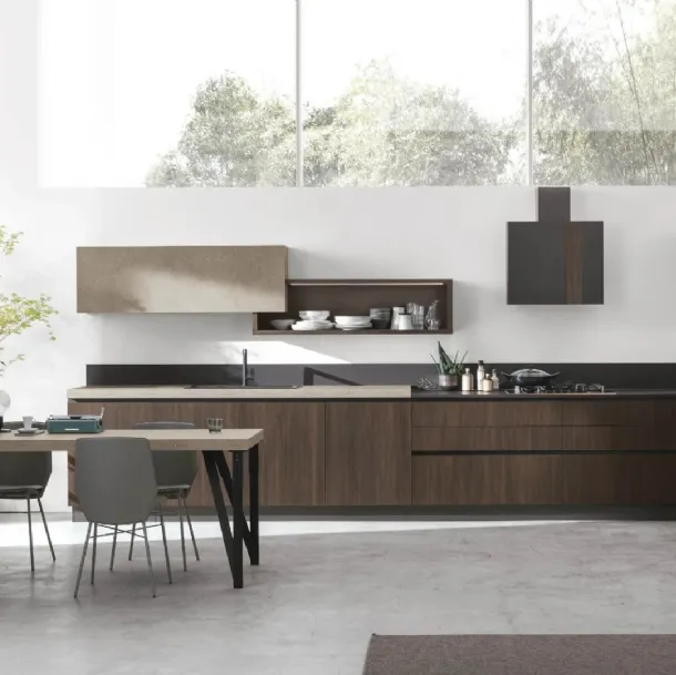 Cuisine moderne en coin Infinity 01 de Stosa