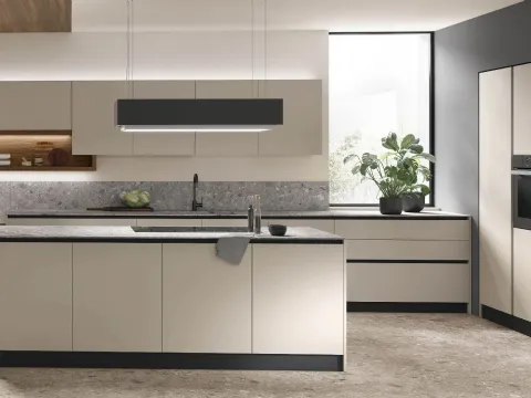 Cuisine moderne avec îlot Infinity 03 de Stosa