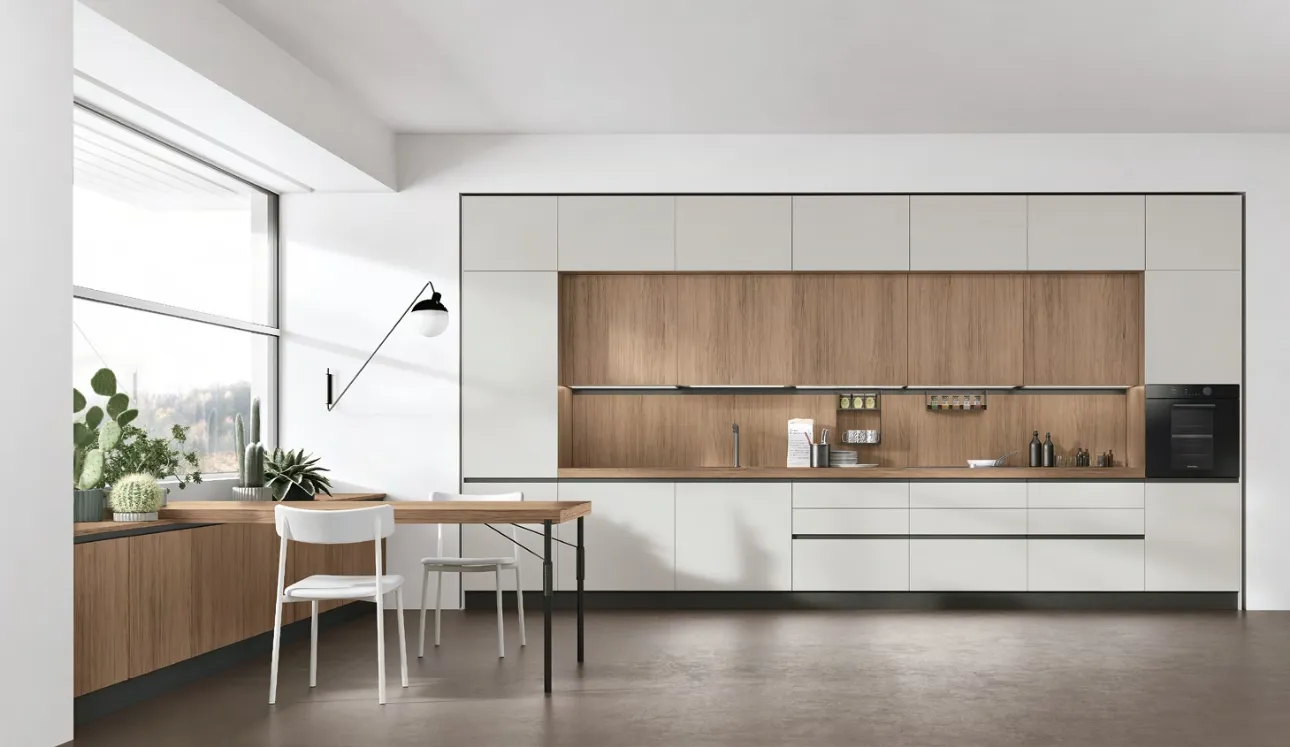 Cuisine moderne linéaire Infinity Modern 05 de Stosa