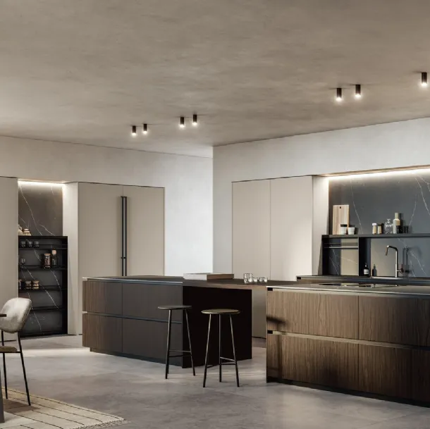 Cuisine moderne avec l'îlot Kalì 08 par Ar