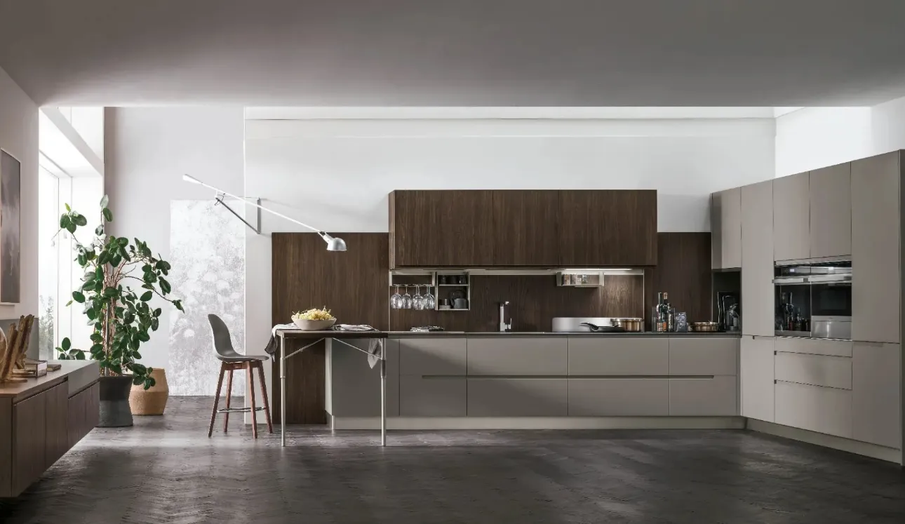 Cuisine moderne en angle Karma 01 de Stosa
