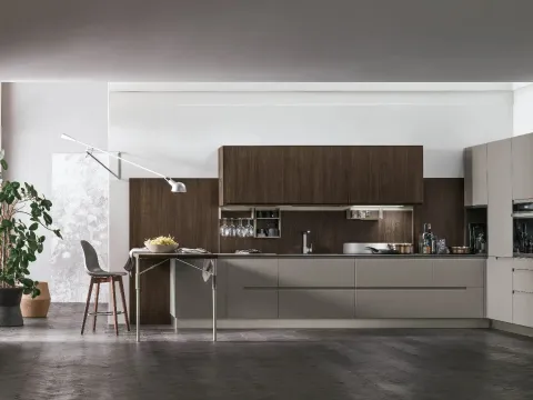Cuisine moderne en angle Karma 01 de Stosa