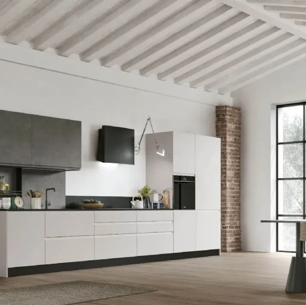 Cuisine moderne linéaire Karma 03 de Stosa