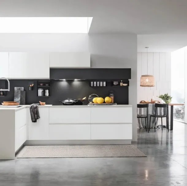 Cuisine moderne avec îlot Karma 04 de Stosa