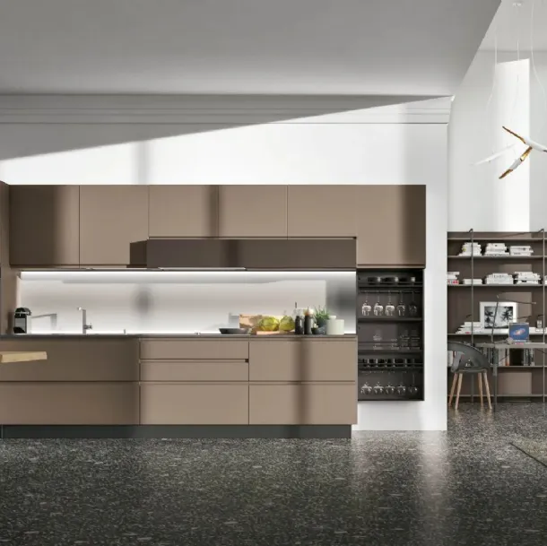 Cuisine moderne linéaire Karma 06 de Stosa