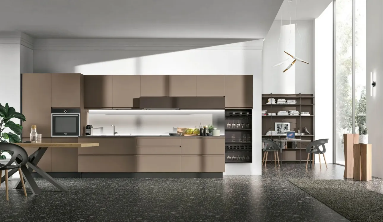 Cuisine moderne linéaire Karma 06 de Stosa