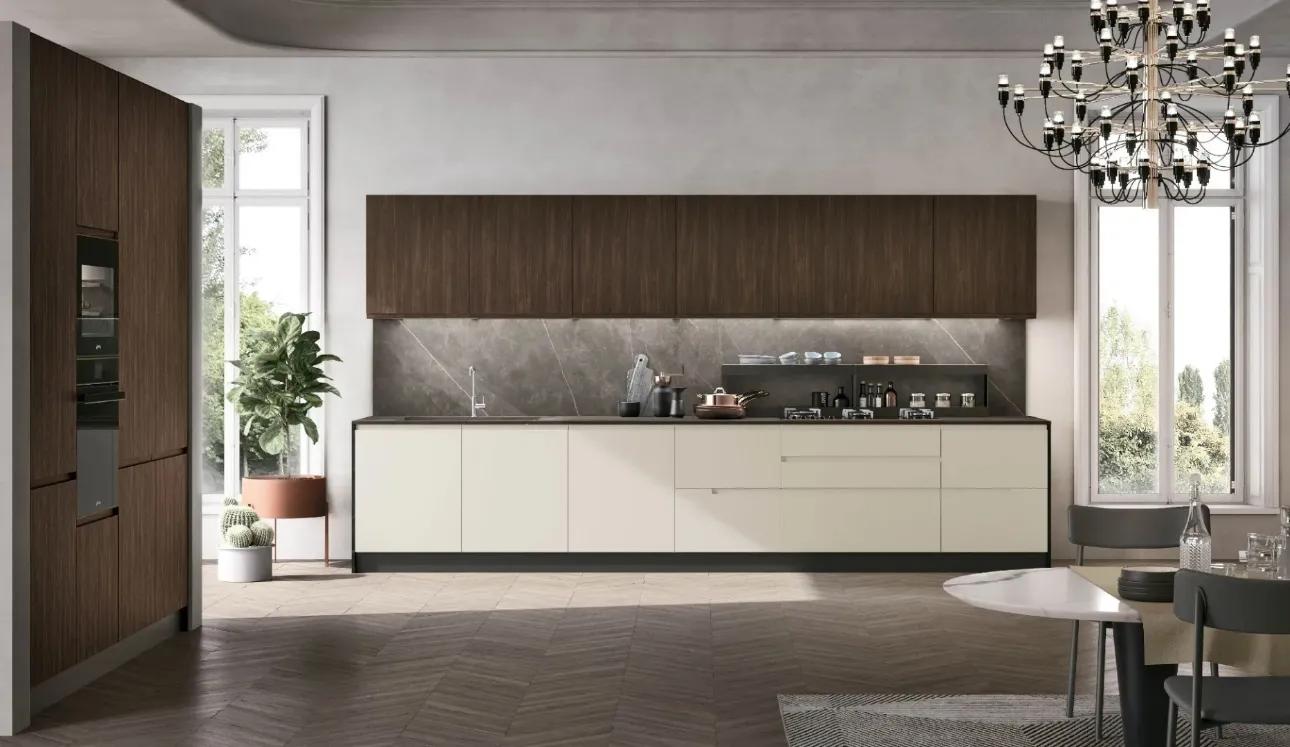 Cuisine moderne Karma 07 en Pet et Chêne Écorce de Stosa.