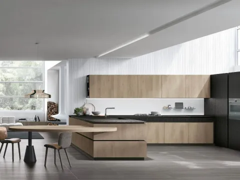 Cuisine moderne avec îlot naturel 11 de Stosa