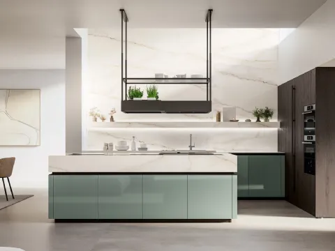 Cuisine Moderne avec îlot Time 02 de Arredo3