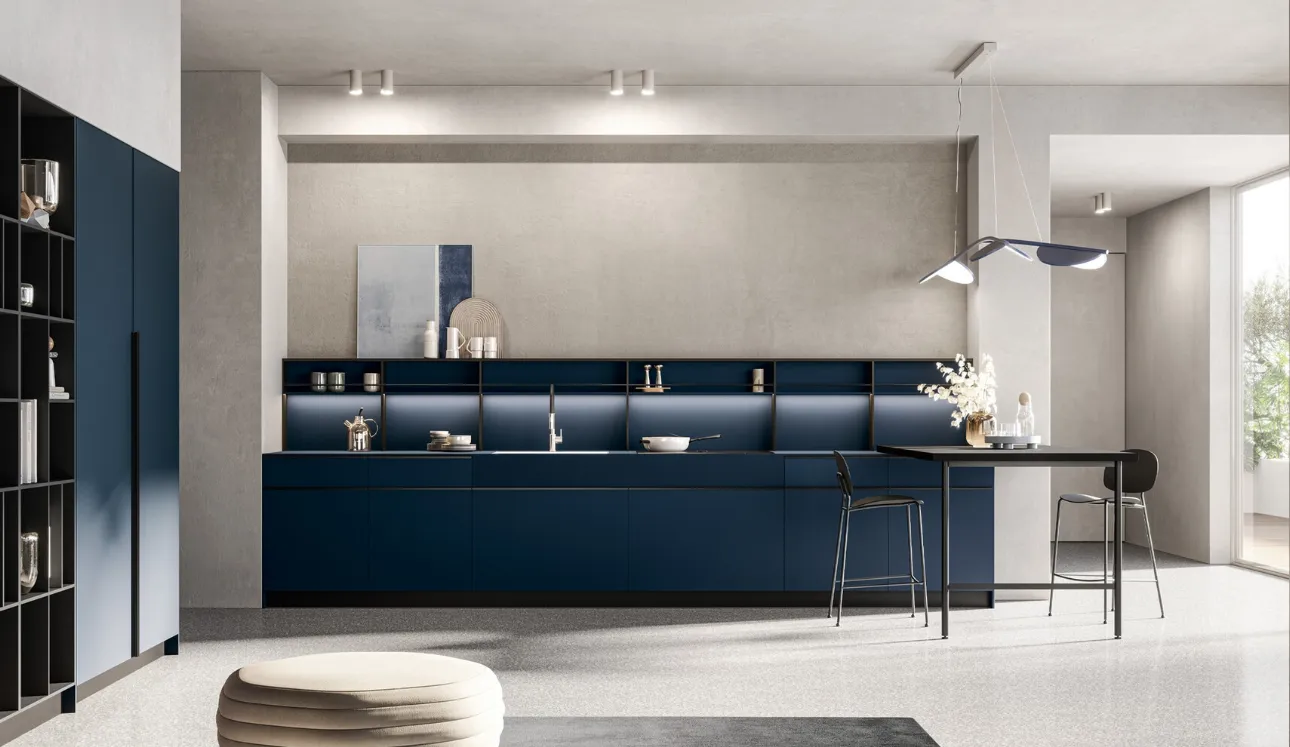 Cuisine moderne linéaire Tratto_10 04 en HPL d'Ar