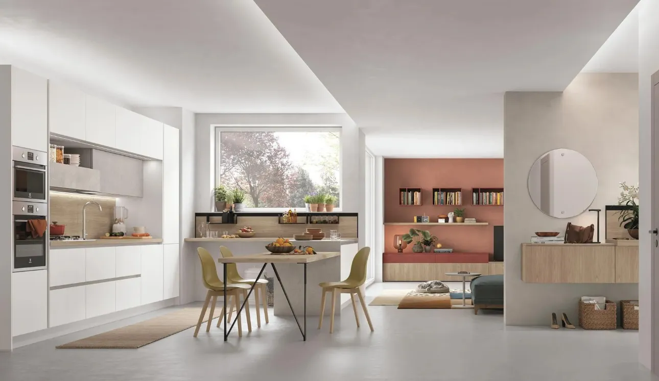 Cuisine moderne avec îlot central Young 05 de Stosa