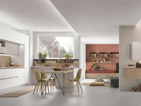 Cuisine moderne avec îlot central Young 05 de Stosa