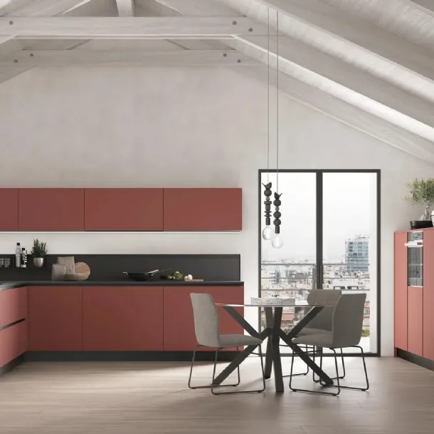 Cuisine moderne avec îlot Young 06 de Stosa