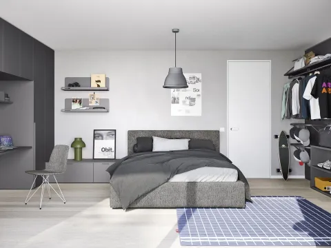 Lit simple Wind de Nidi