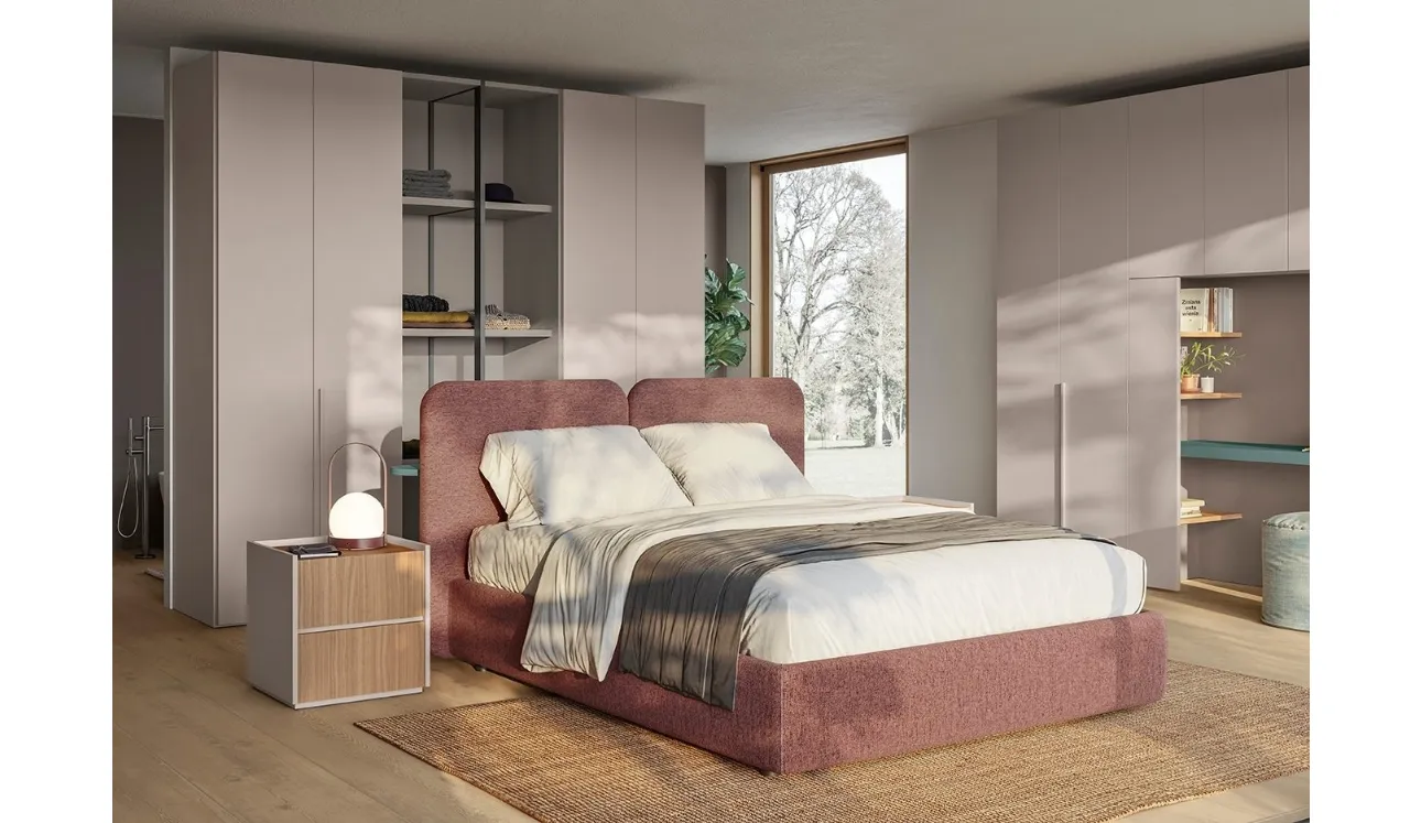 Lit avec tête de lit Alba de Colombini Casa