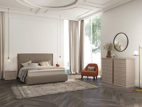 Lit en tissu rembourré Arcadia Norma de Colombini Casa