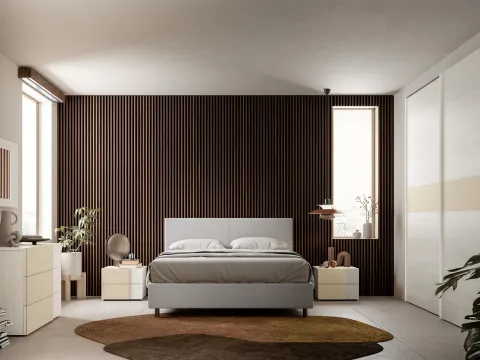 Lit avec conteneur Bora de SantaLucia