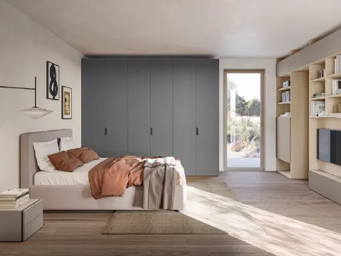 Lit en tissu Line de Colombini Casa