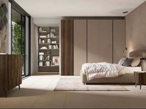 Lit avec tête de lit Narciso de Colombini Casa