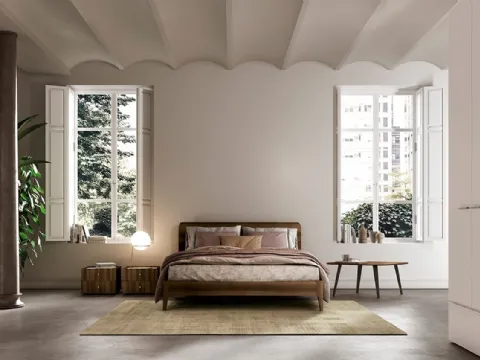 Lit avec tête de lit Sector de Colombini Casa.