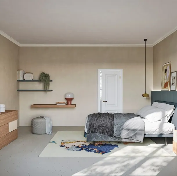 Lit en tissu Unique de Colombini Casa