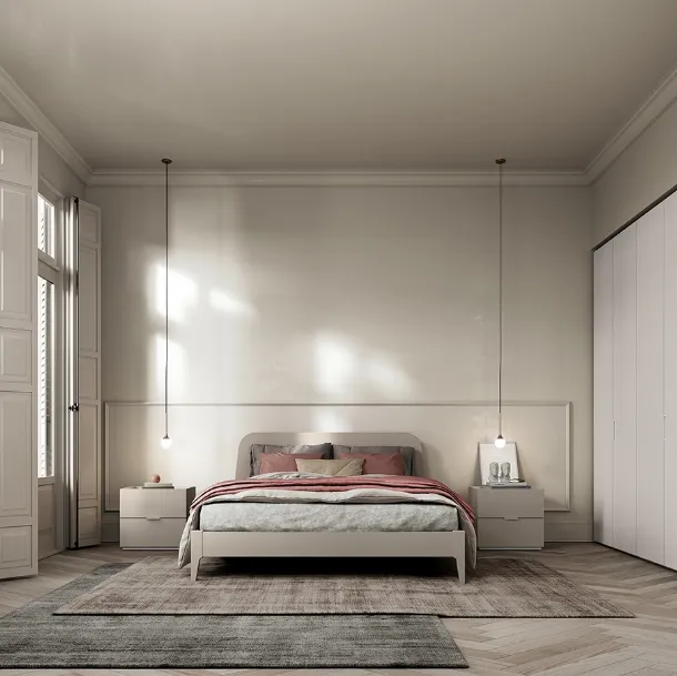 Lit avec tête de lit Virgo de Colombini Casa