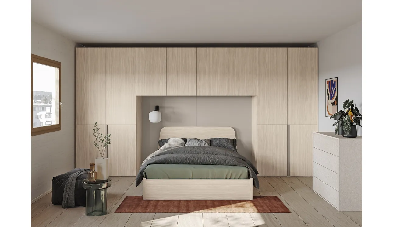 Lit avec tête de lit Virgo de Colombini Casa