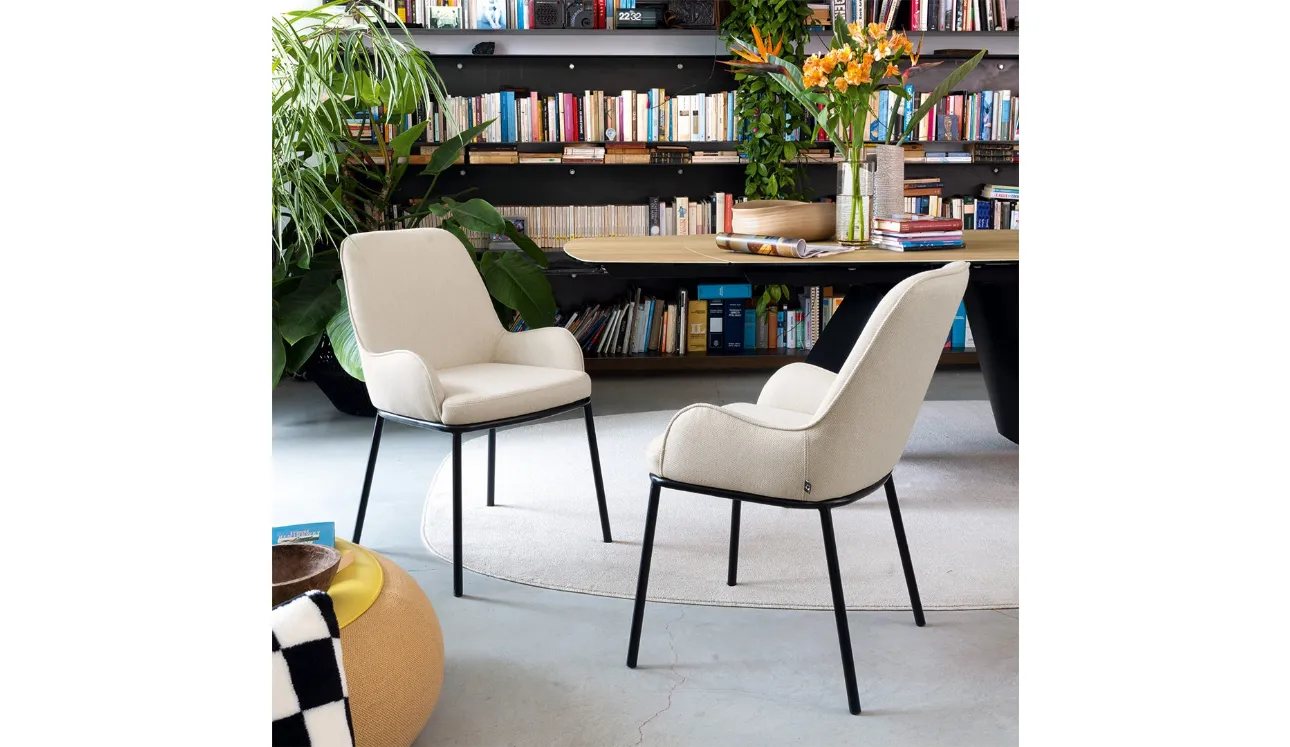 Chaise rembourrée Flair de Connubia