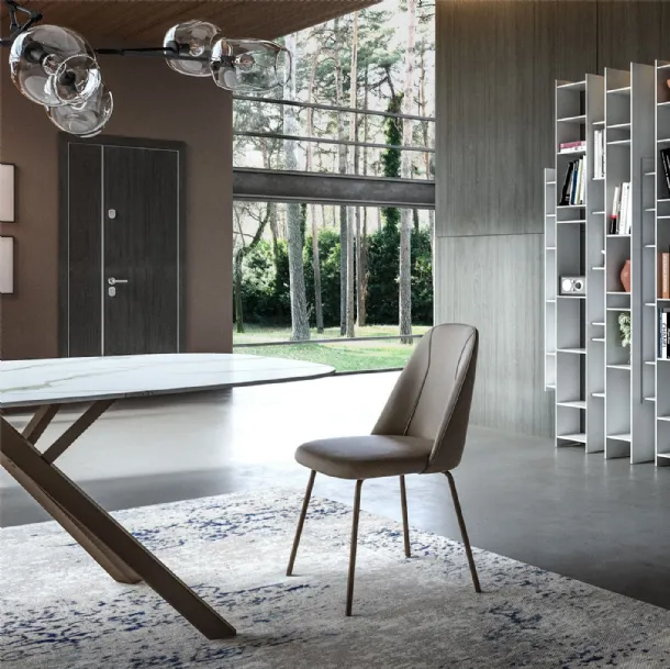 Chaise en simili cuir Jois d'