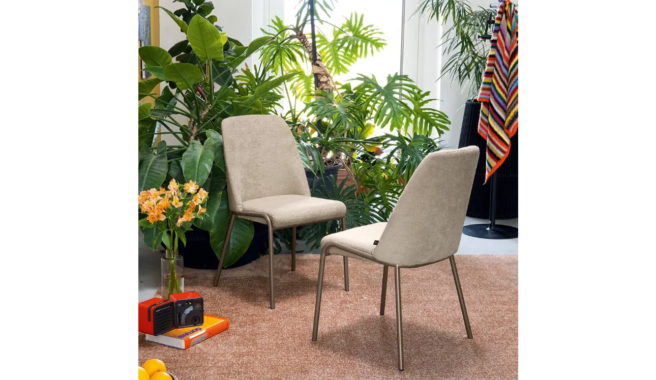 Chaise en tissu Juna de Connubia