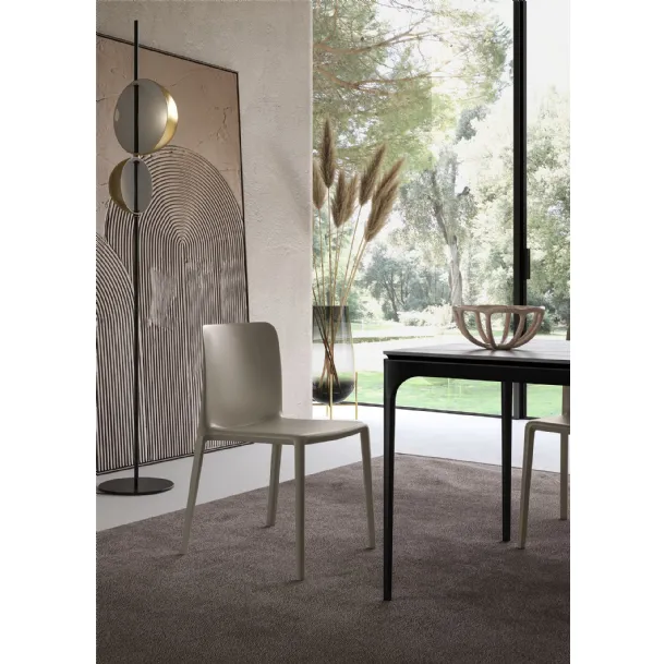 Chaise en polypropylène Lunea d'Easy