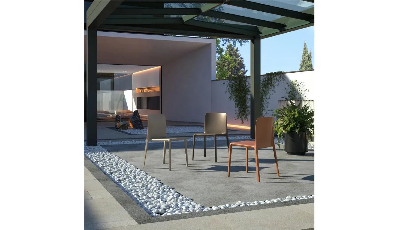 Chaise en polypropylène Lunea de Easyline