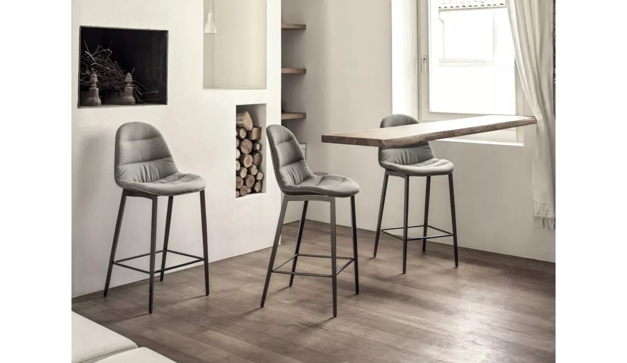 Tabouret Revêtu Mood de Bontempi