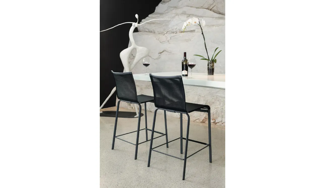 Tabouret Net en soft texplast de Bontempi