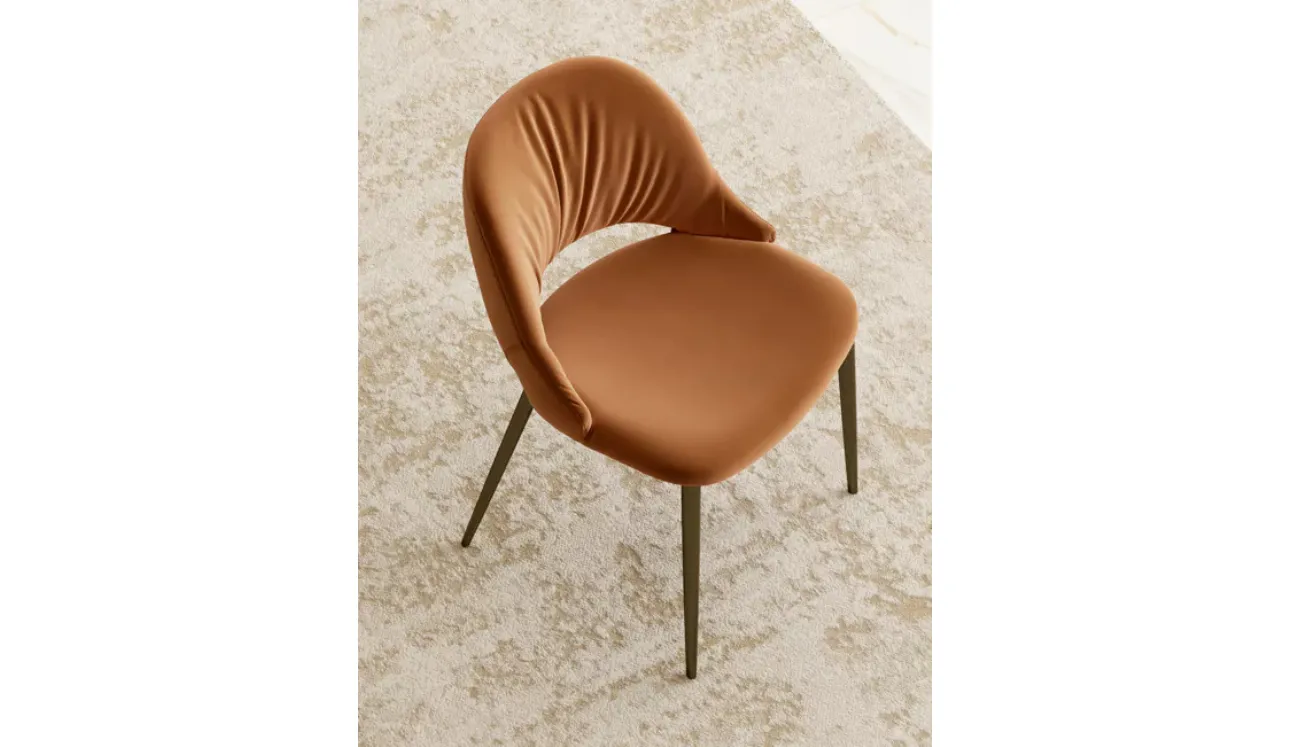 Chaise Nova en tissu Bontempi