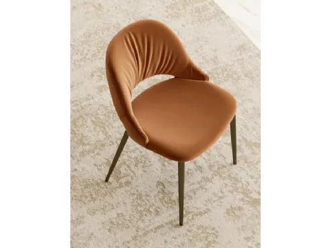 Chaise Nova en tissu Bontempi