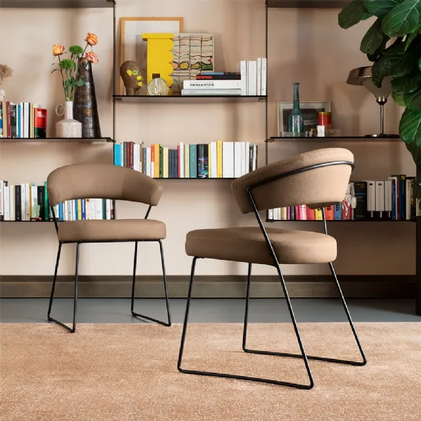 Chaise en simili cuir Ny Anniversary de Connubia