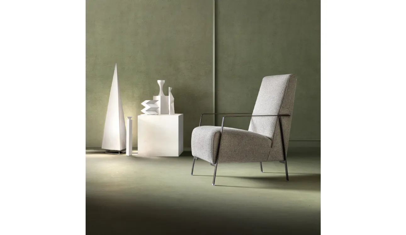 Fauteuil en tissu Angy de Samoa