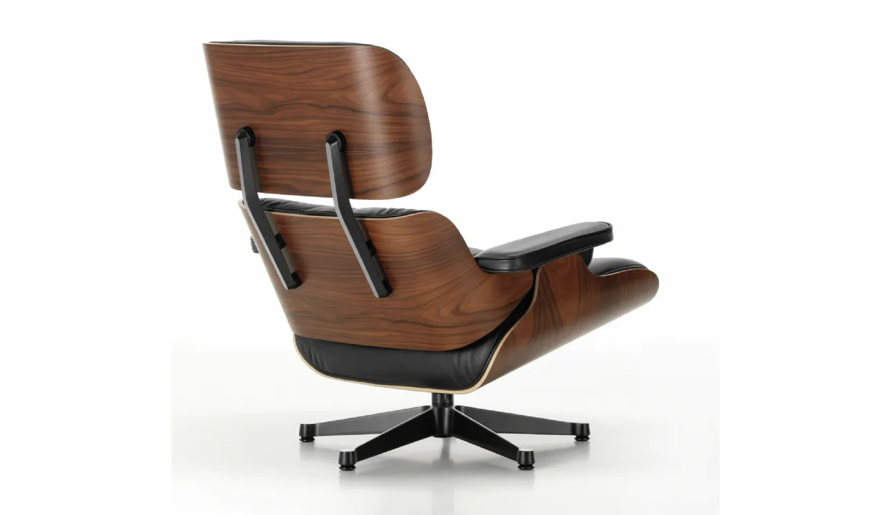 Fauteuil confortable en bois et en cuir de Sigerico