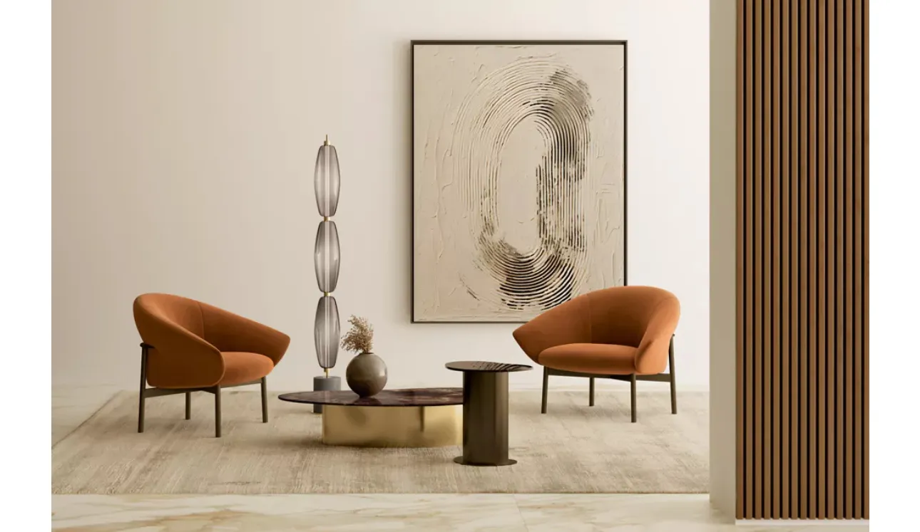 Fauteuil en tissu Petra de Bontempi