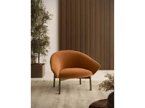 Fauteuil en tissu Petra de Bontempi