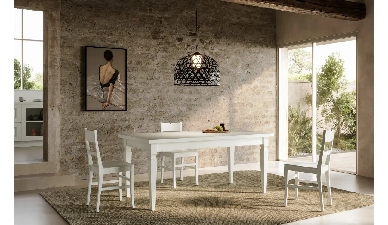 Table extensible Asolo en frêne massif d'Arredo3