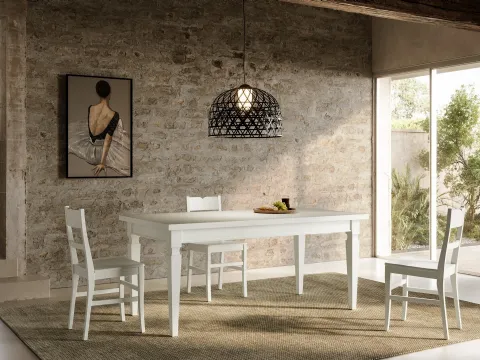 Table extensible Asolo en frêne massif d'Arredo3