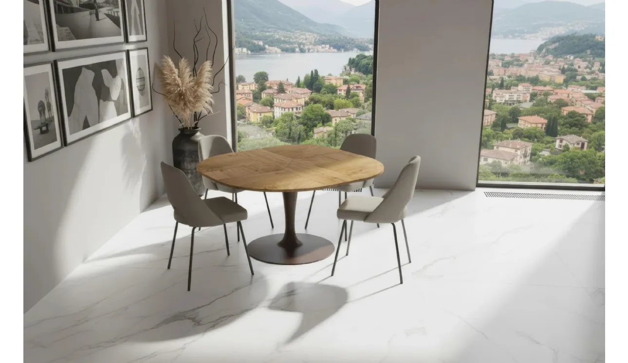 Table moderne extensible Croissant de Easyline