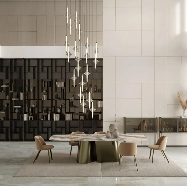 Table extensible Kimono en SuperMarmo de Bontempi