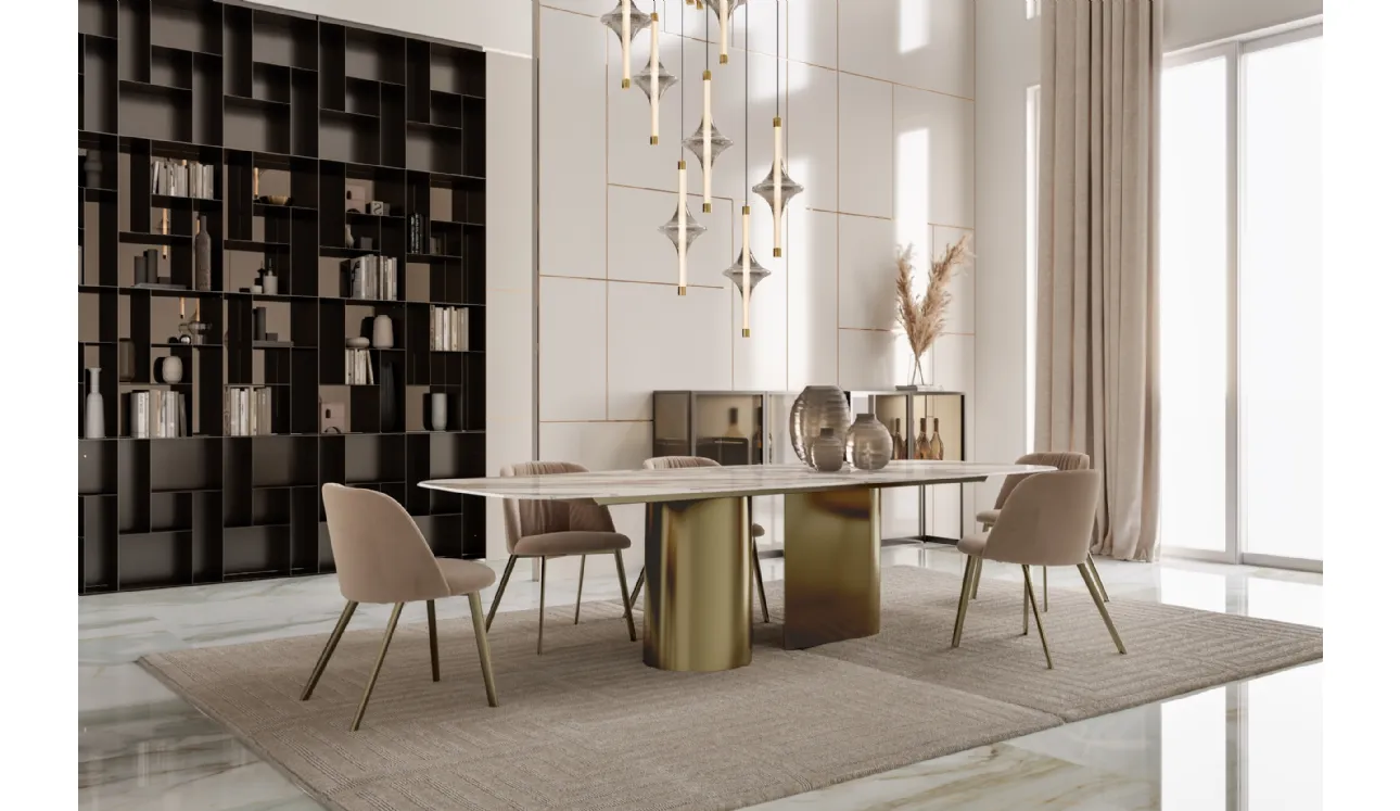 Table extensible Kimono en SuperMarmo de Bontempi