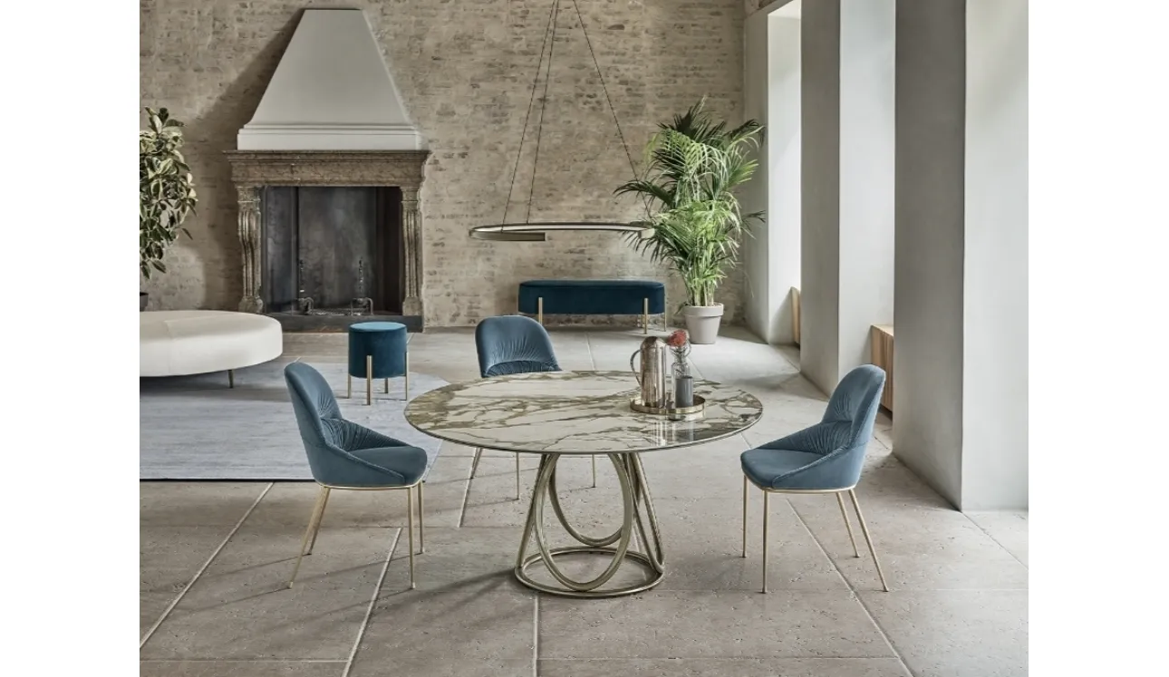 Table Louis Rotondo en SuperMarbre de Bontempi